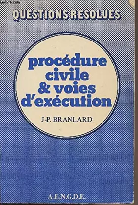 Couverture du produit · Procédure civile et voies d'exécution (Questions résolues)