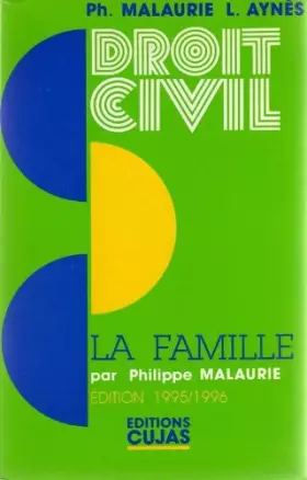 Couverture du produit · Cours de droit civil, tome 3. La famille, 5e édition, 1995