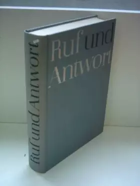 Couverture du produit · Ruf und Antwort - Festgabe für Emil Fuchs zum 90. Geburtstag