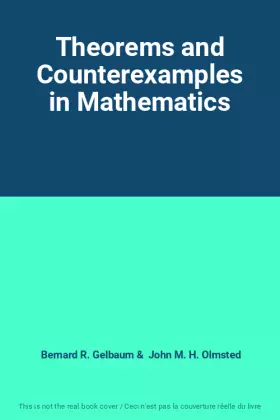 Couverture du produit · Theorems and Counterexamples in Mathematics