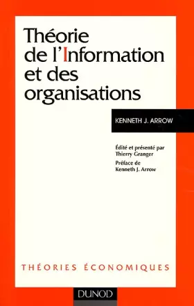 Couverture du produit · Théorie de l'information et des organisations