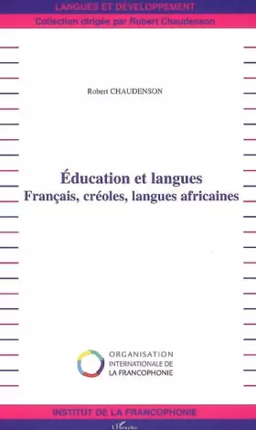 Couverture du produit · Education et langues : Français, créoles, langues africaines
