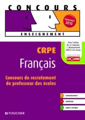 Couverture du produit · Français CRPE : Concours de recrutement de professeur des écoles (Ancienne Edition)