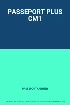 Couverture du produit · PASSEPORT PLUS CM1