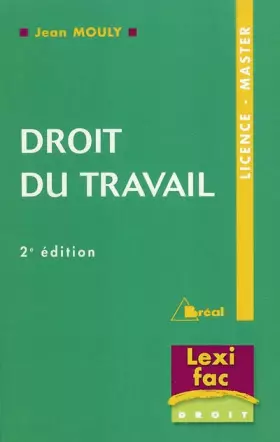 Couverture du produit · Droit du travail: Licence-Master