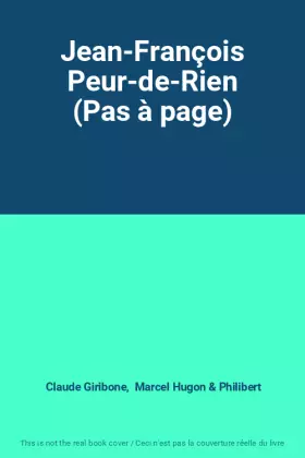Couverture du produit · Jean-François Peur-de-Rien (Pas à page)