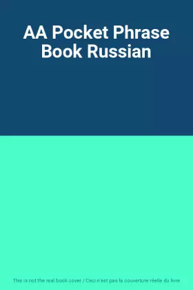 Couverture du produit · AA Pocket Phrase Book Russian