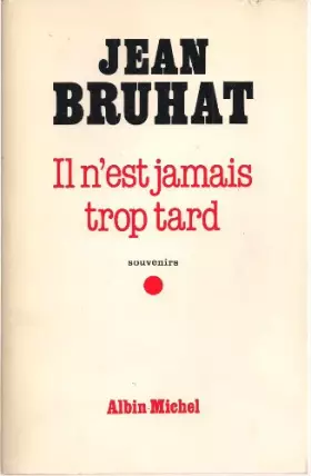 Couverture du produit · Il n'est jamais trop tard