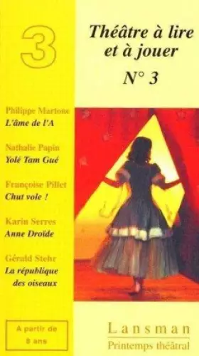 Couverture du produit · THEATRE A LIRE ET A JOUER 3