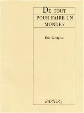 Couverture du produit · De tout pour faire un monde