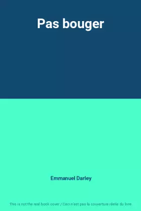 Couverture du produit · Pas bouger