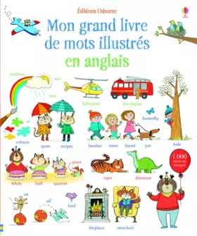 Couverture du produit · Mon grand livre de mots illustrés en anglais