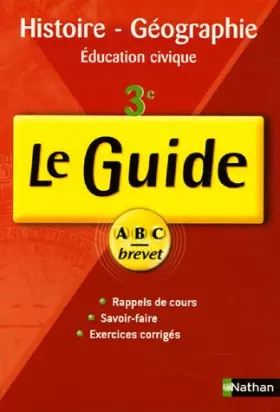 Couverture du produit · Histoire-Géographie Education civique 3e
