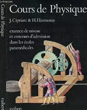 Couverture du produit · Cours de physique: Examen de niveau et concours d'admission dans les écoles paramédicales