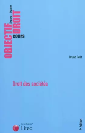 Couverture du produit · Droit des sociétés