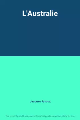 Couverture du produit · L'Australie