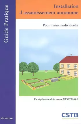 Couverture du produit · Installation d'assainissement autonome : Assainissement pour maison individuelle