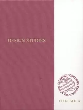 Couverture du produit · Delaware Composites Design Encyclopedia: Design Studies Volume V