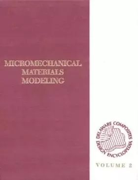 Couverture du produit · Delaware Composites Design Encyc: Micromechanical Materials Model, Volume II (DELAWARE COMPOSITES DESIGN ENCYCLOPEDIA)