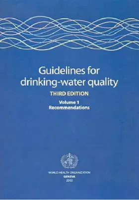 Couverture du produit · Guidelines for Drinking-Water Quality