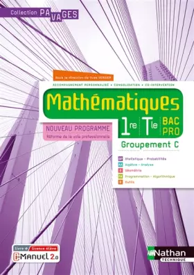 Couverture du produit · Mathématiques - 1re/Tle Bac Pro - Groupement C