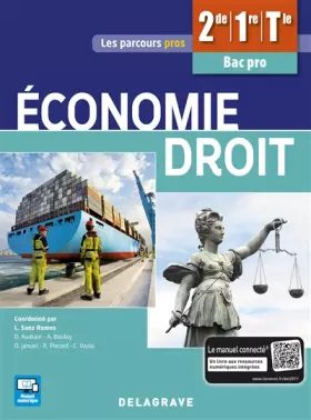 Couverture du produit · Économie Droit 2de, 1re, Tle Bac Pro (2017) - Pochette élève