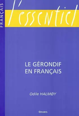 Couverture du produit · Le gérondif en français
