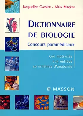 Couverture du produit · Dictionnaire de biologie