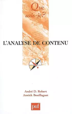 Couverture du produit · L'analyse de contenu
