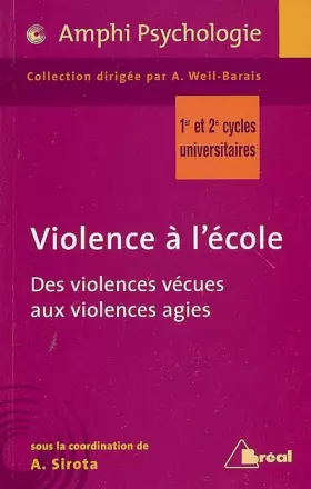 Couverture du produit · Violences à l'école : Des violences vécues aux violences agies