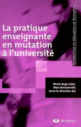 Couverture du produit · Pratique enseignante en mutation à l'université