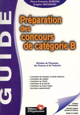 Couverture du produit · Préparation des concours de catégories B