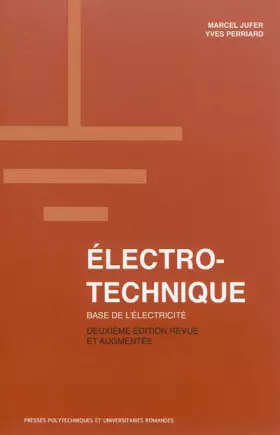 Couverture du produit · Electrotechnique : Bases de l'électricité