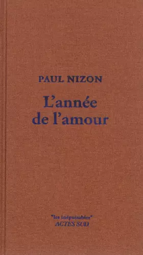 Couverture du produit · L'année de l'amour