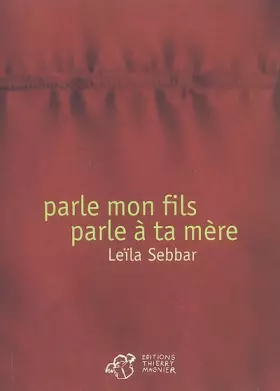 Couverture du produit · Parle mon fils parle à ta mère