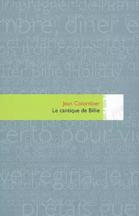 Couverture du produit · Le cantique de Billie