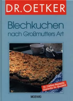 Couverture du produit · Blechkuchen nach Großmutters Art.
