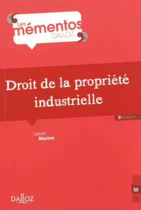 Couverture du produit · Droit de la propriété industrielle - 8e ed.