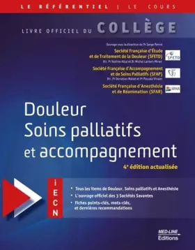 Couverture du produit · Douleur, soins palliatifs et accompagnement