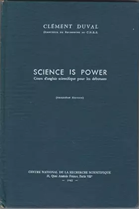 Couverture du produit · Science is power
