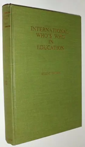 Couverture du produit · International Who's Who in Education
