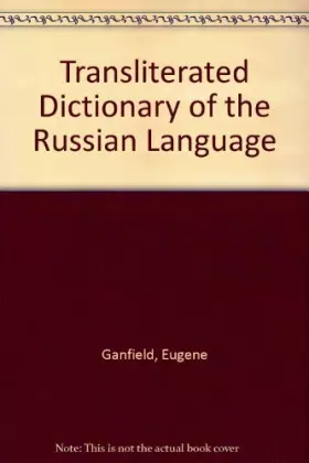 Couverture du produit · Transliterated Dictionary of the Russian Language