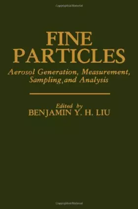 Couverture du produit · Fine Particles: Aerosol Generation, Measurements, Sampling and Analysis