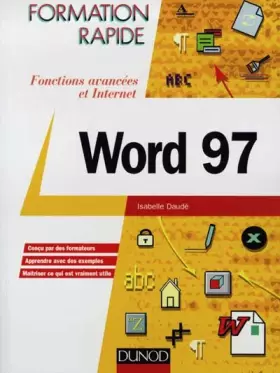 Couverture du produit · Formation rapide Word 97. Fonctions avancées et Internet