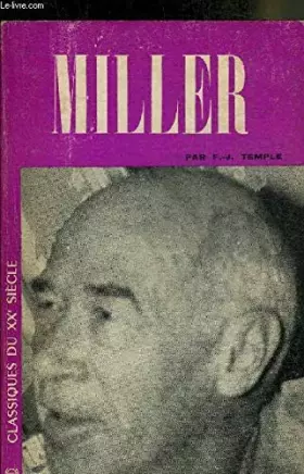 Couverture du produit · HENRY MILLER - COLLECTION CLASSIQUES DU XXE SIECLE.