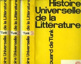 Couverture du produit · HISTOIRE UNIVERSELLE DE LA LITTERATURE, 3 TOMES