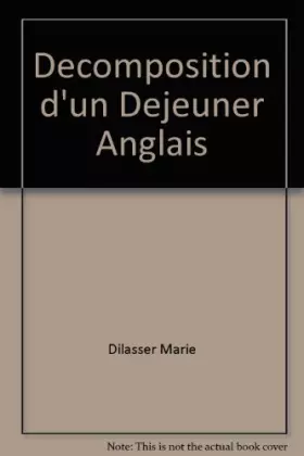 Couverture du produit · Décomposition d'un déjeuner anglais