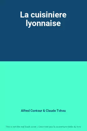 Couverture du produit · La cuisiniere lyonnaise