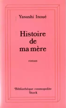 Couverture du produit · Histoire de ma mère