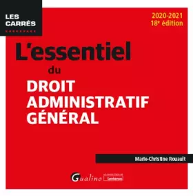 Couverture du produit · L'essentiel du droit administratif général